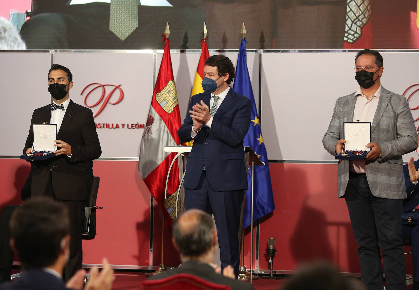 El presidente de la Junta de Castilla y León, Alfonso Fernández Mañueco, entrega los Premios Castilla y León 2020. 