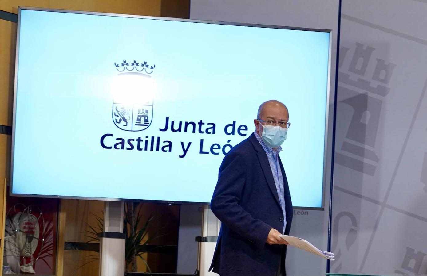 El vicepresidente, portavoz y consejero de Transparencia, Ordenación del Territorio y Acción Exterior de la Junta de Castilla y León, Francisco Igea, y la consejera de Familia e Igualdad de Oportunidades, Isabel Blanco, comparecen en rueda de prensa telemática posterior al Consejo de Gobierno