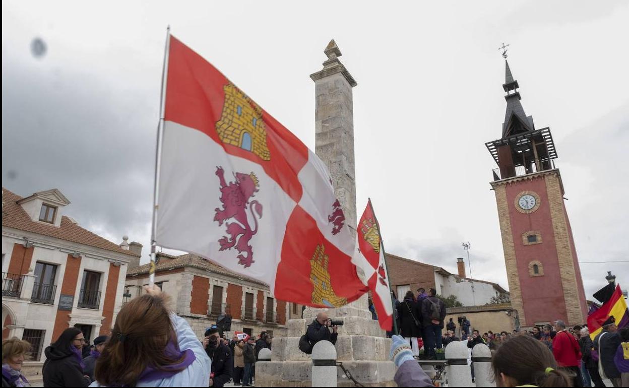 Celebración en Villalar de los Comuneros.