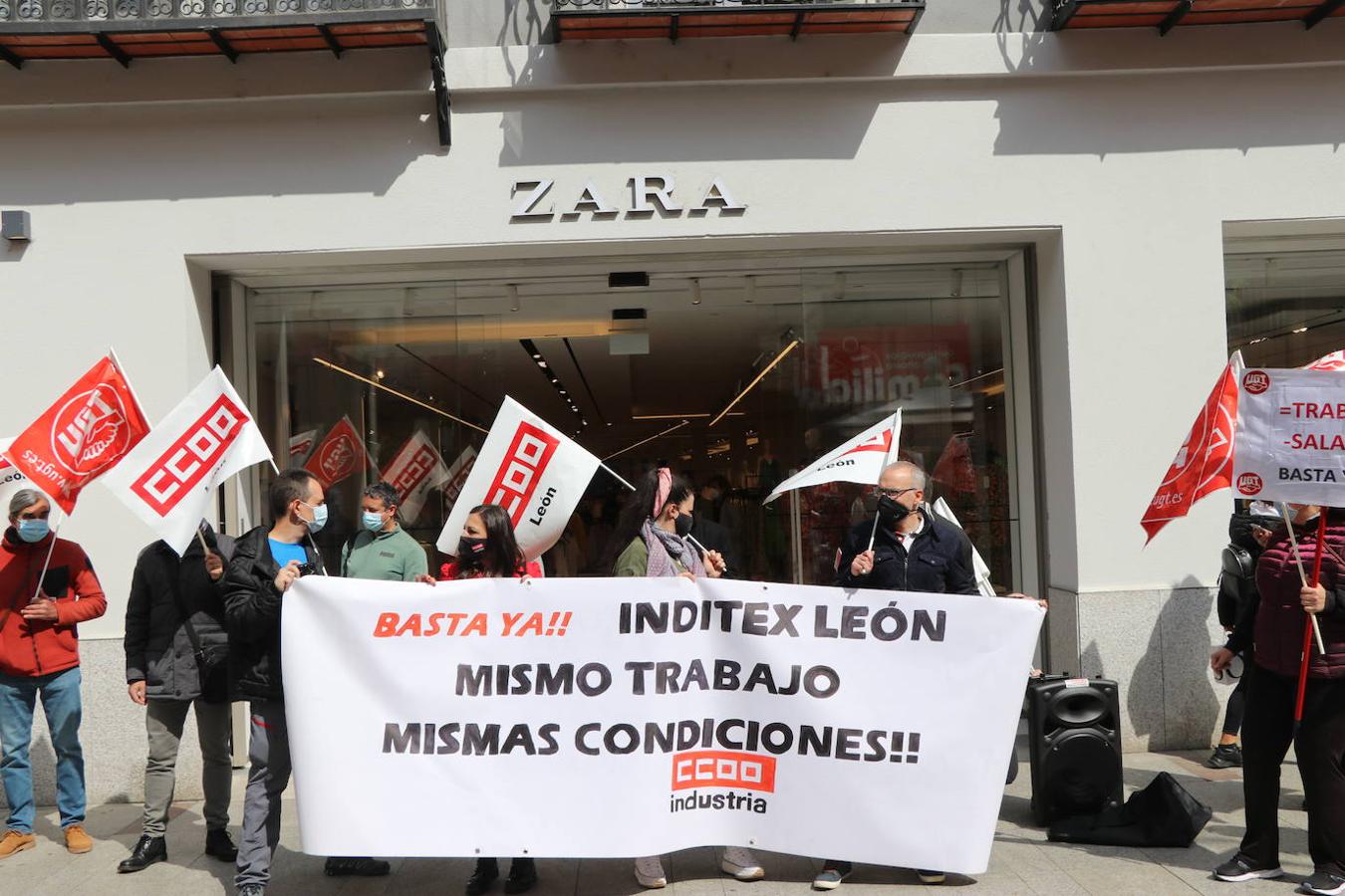 Los sindicatos mayoritarios denuncian que hasta diez centros logísticos de Inditex cobran más que el de León.