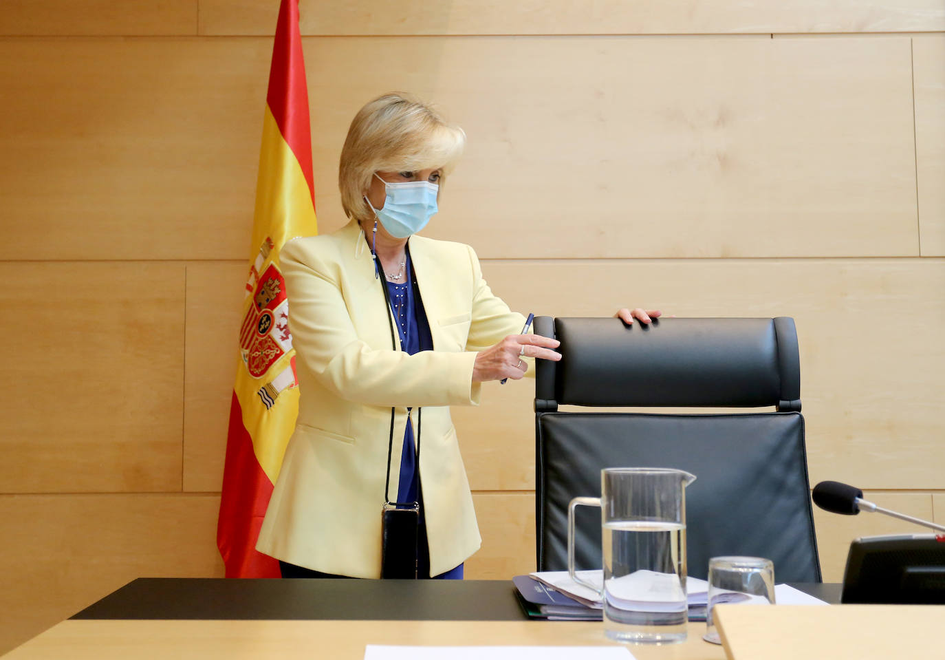 La consejera de Sanidad, Verónica Casado, comparece en las Cortes de Castilla y León para informar sobre la situación epidemiológica de la Comunidad.