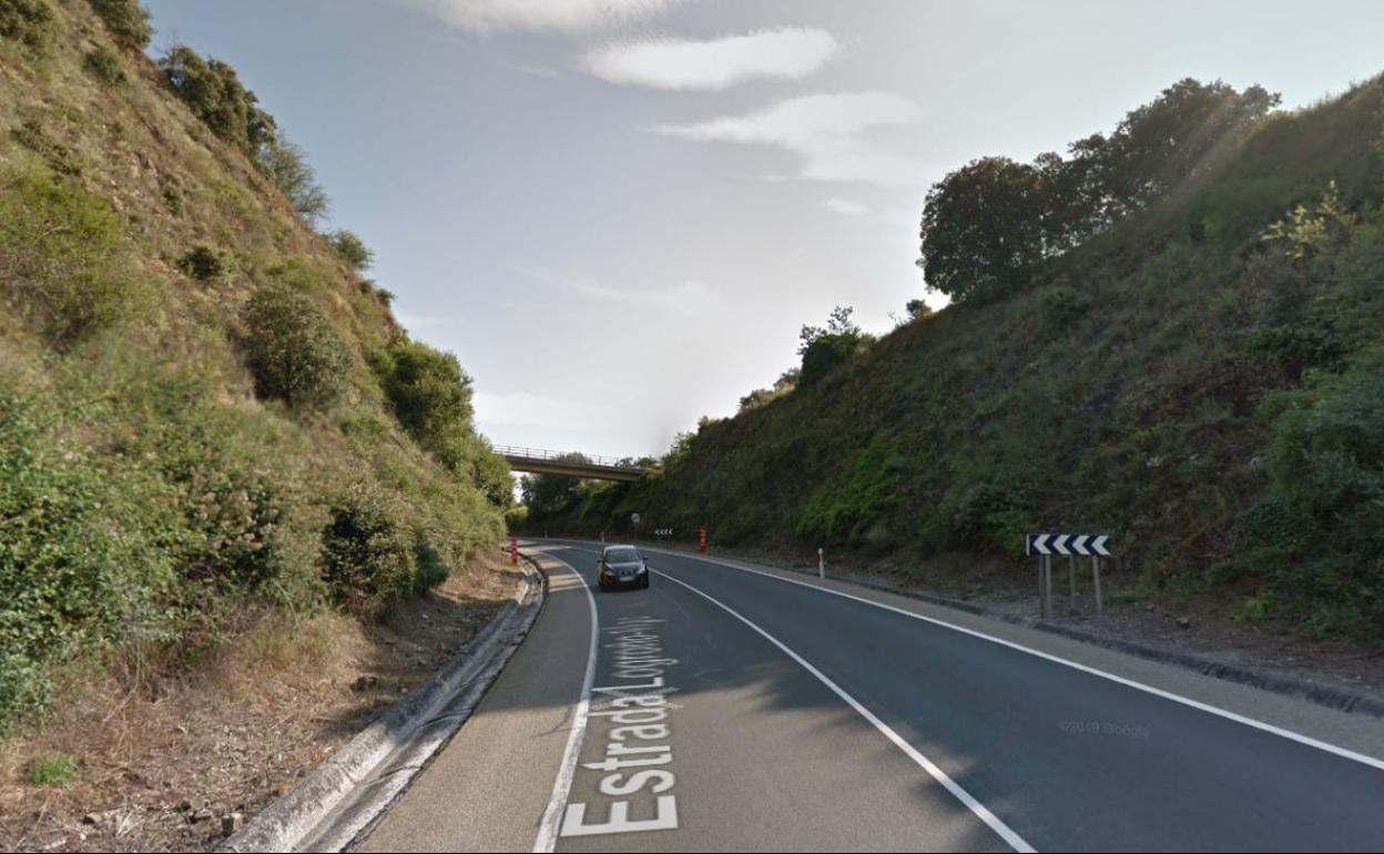 Imagen de la zona donde esta el talud. 