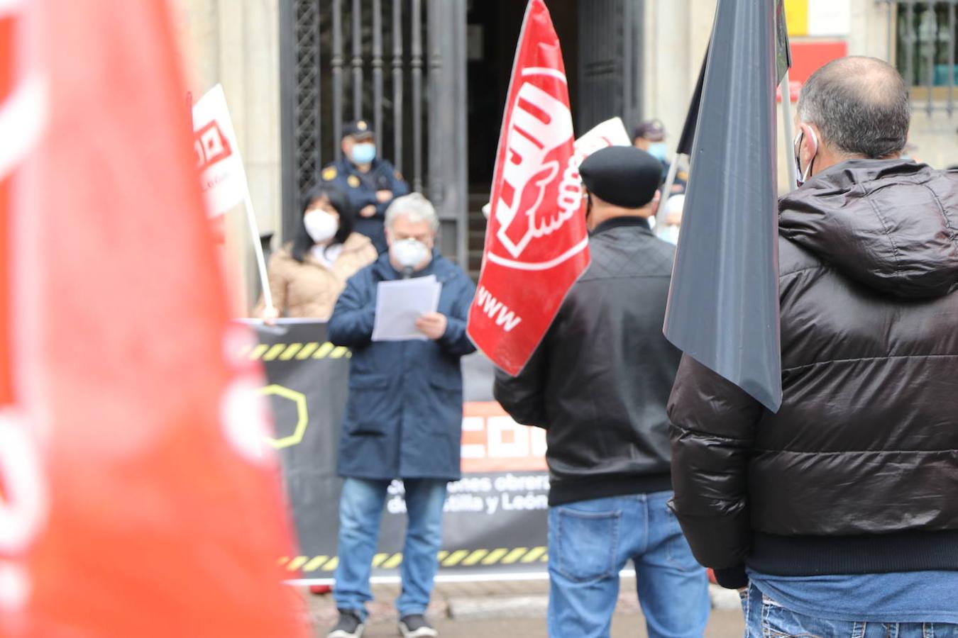 Los sindicatos mayoritarios reclaman mayor seguridad en los trabajos y denuncian que 12 leoneses perdieron la vida en su entorno laboral en 2020