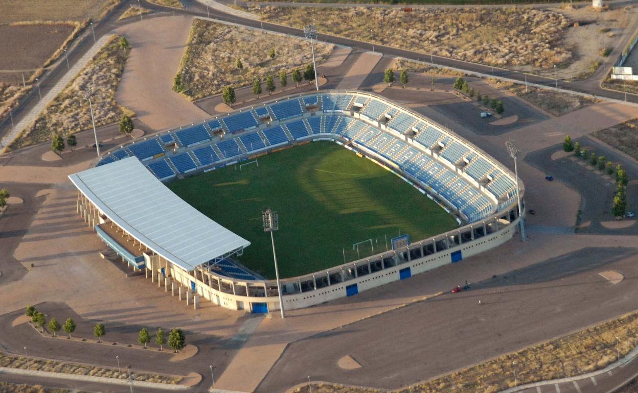 Estadio Nuevo Vivero de Badajoz.