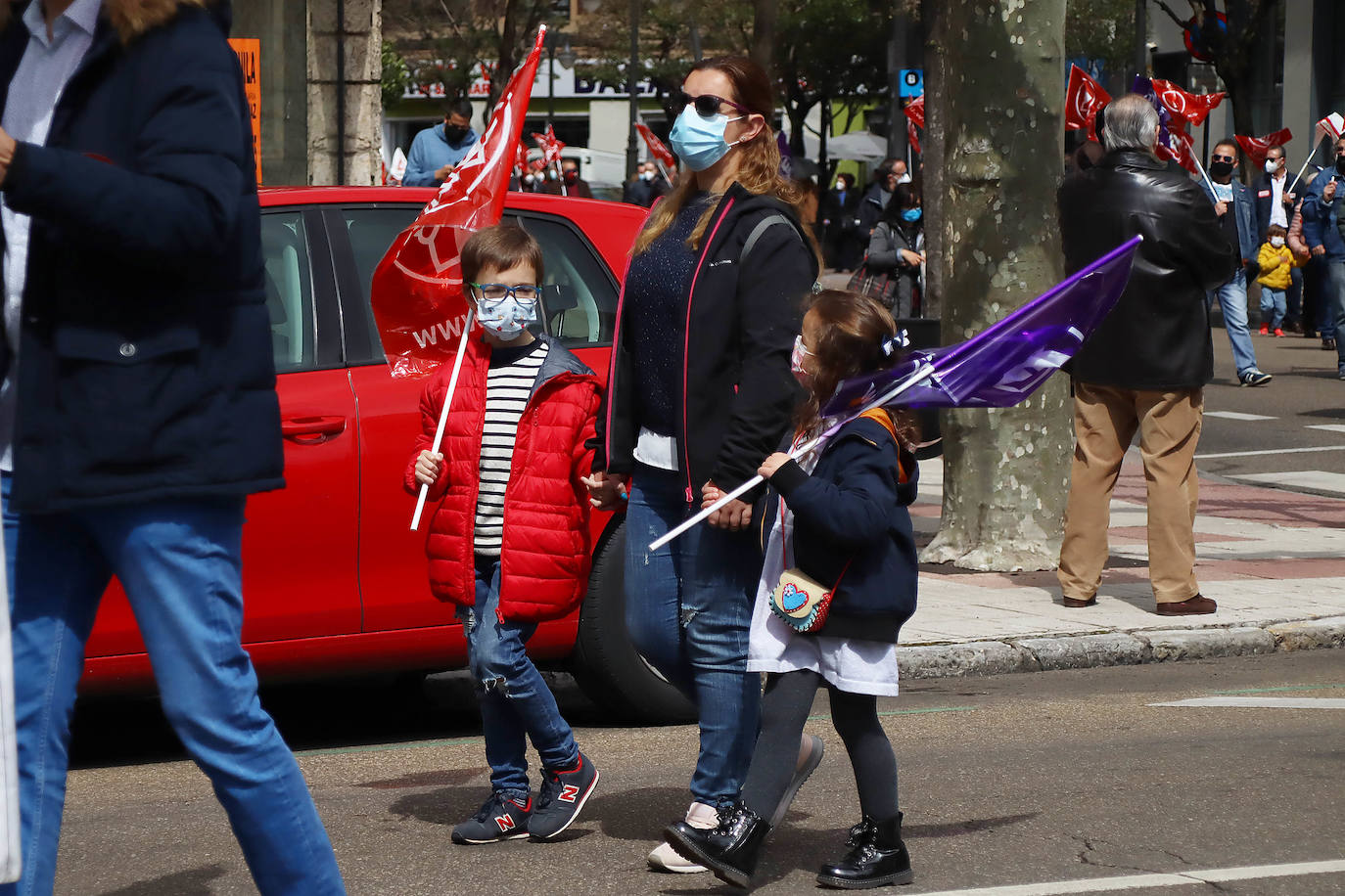 Movilizaciones del Primero de Mayo, Día Internacional del Trabajo, en León.