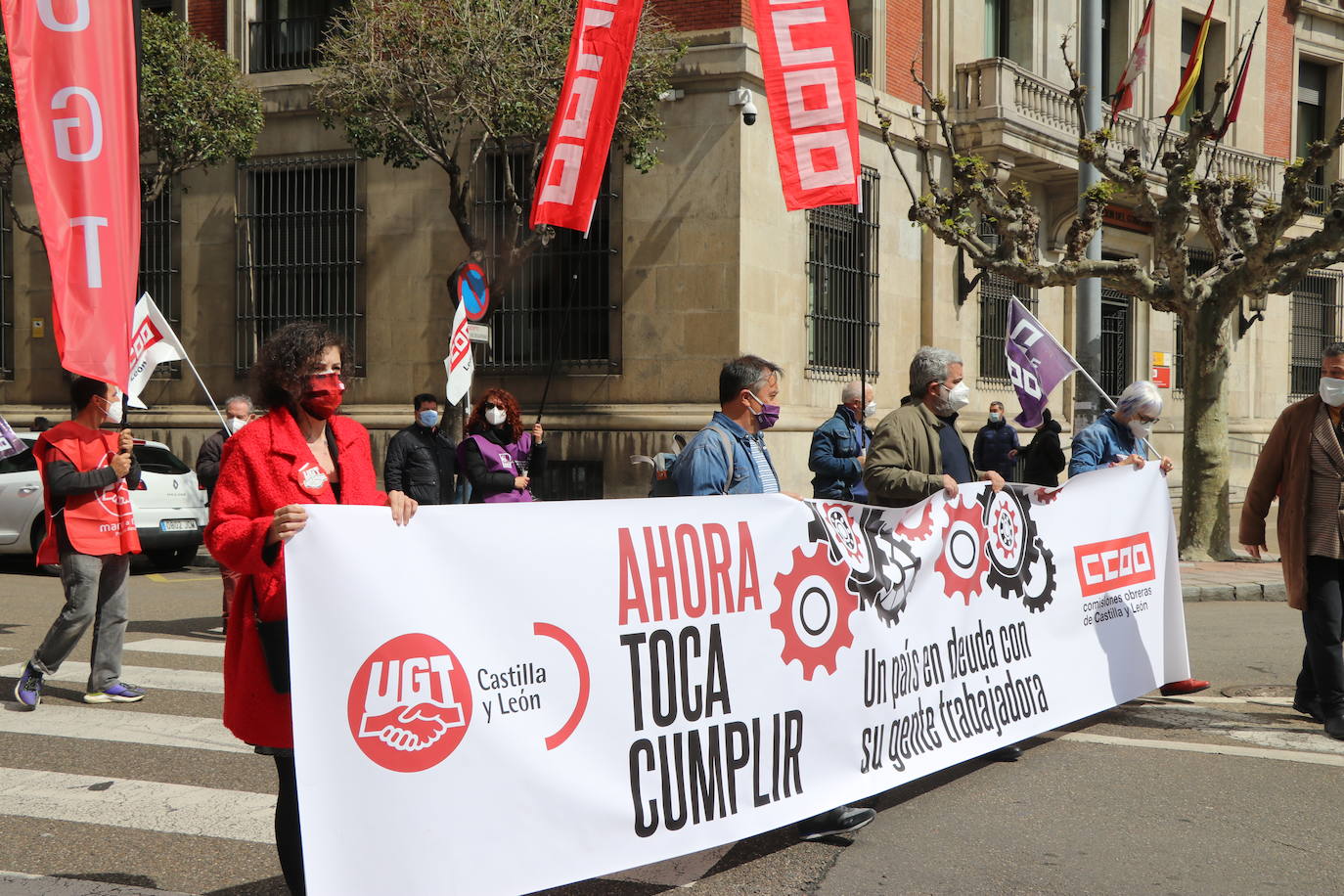 Movilizaciones del Primero de Mayo, Día Internacional del Trabajo, en León.