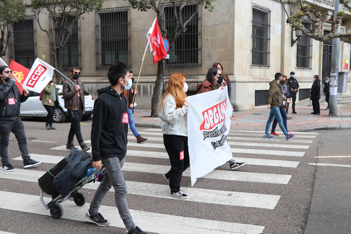 Movilizaciones del Primero de Mayo, Día Internacional del Trabajo, en León.