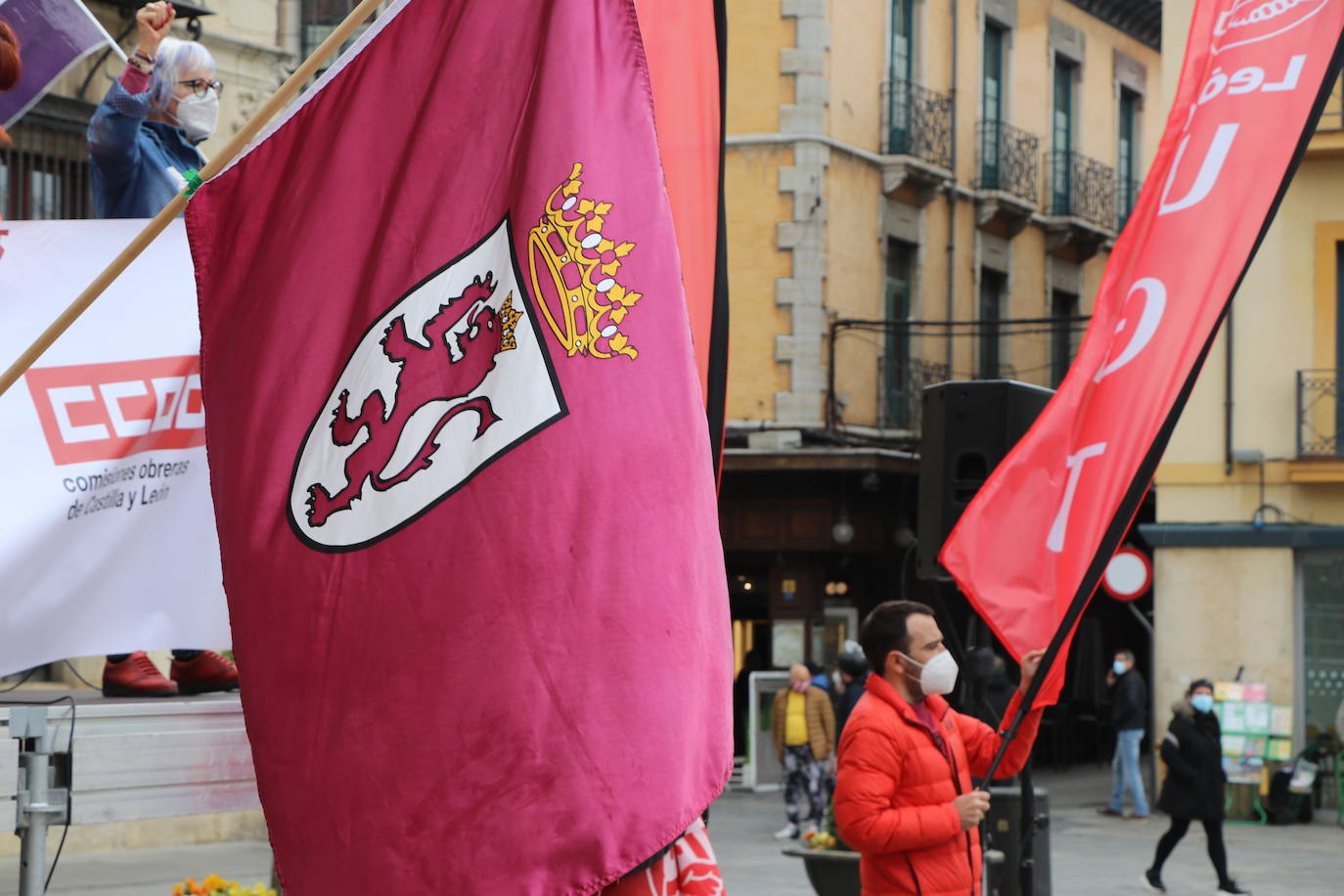 Movilizaciones del Primero de Mayo, Día Internacional del Trabajo, en León.