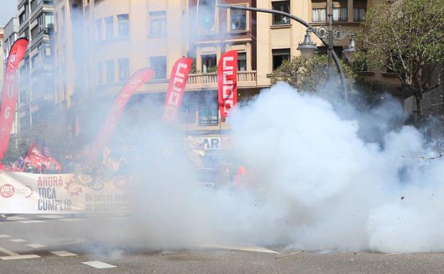 Manifestación en León.