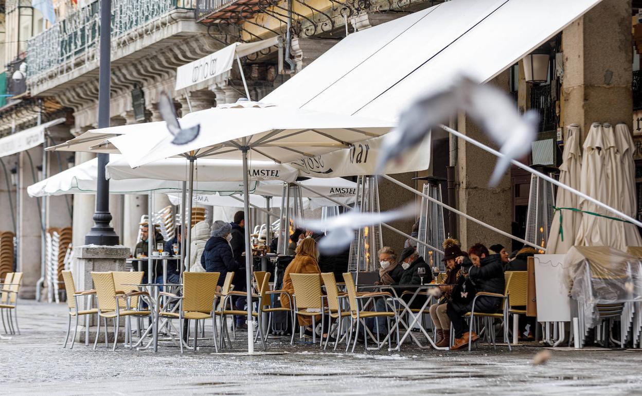 Imagen de una terraza. 