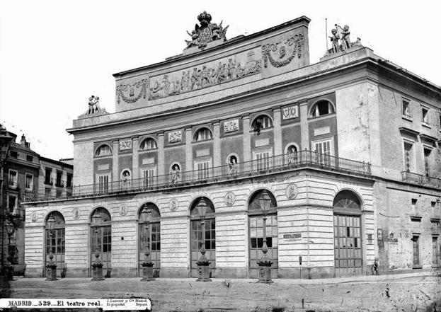 Una imagen del Teatro Real (sede del Conservatorio de Madrid durante los estudios de Pedro Blanco en la capital a finales del s. XIX y principios del s. XX).