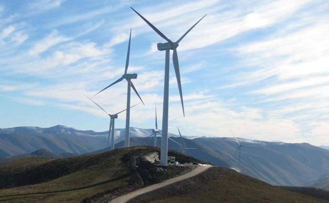 Parques eólicos instalados en la provincia de León