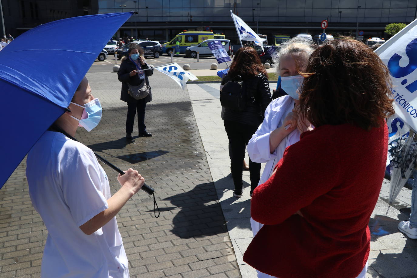 Los técnicos de enfemería leoneses reclaman que se les considere como parte del colectivo de enfermería.