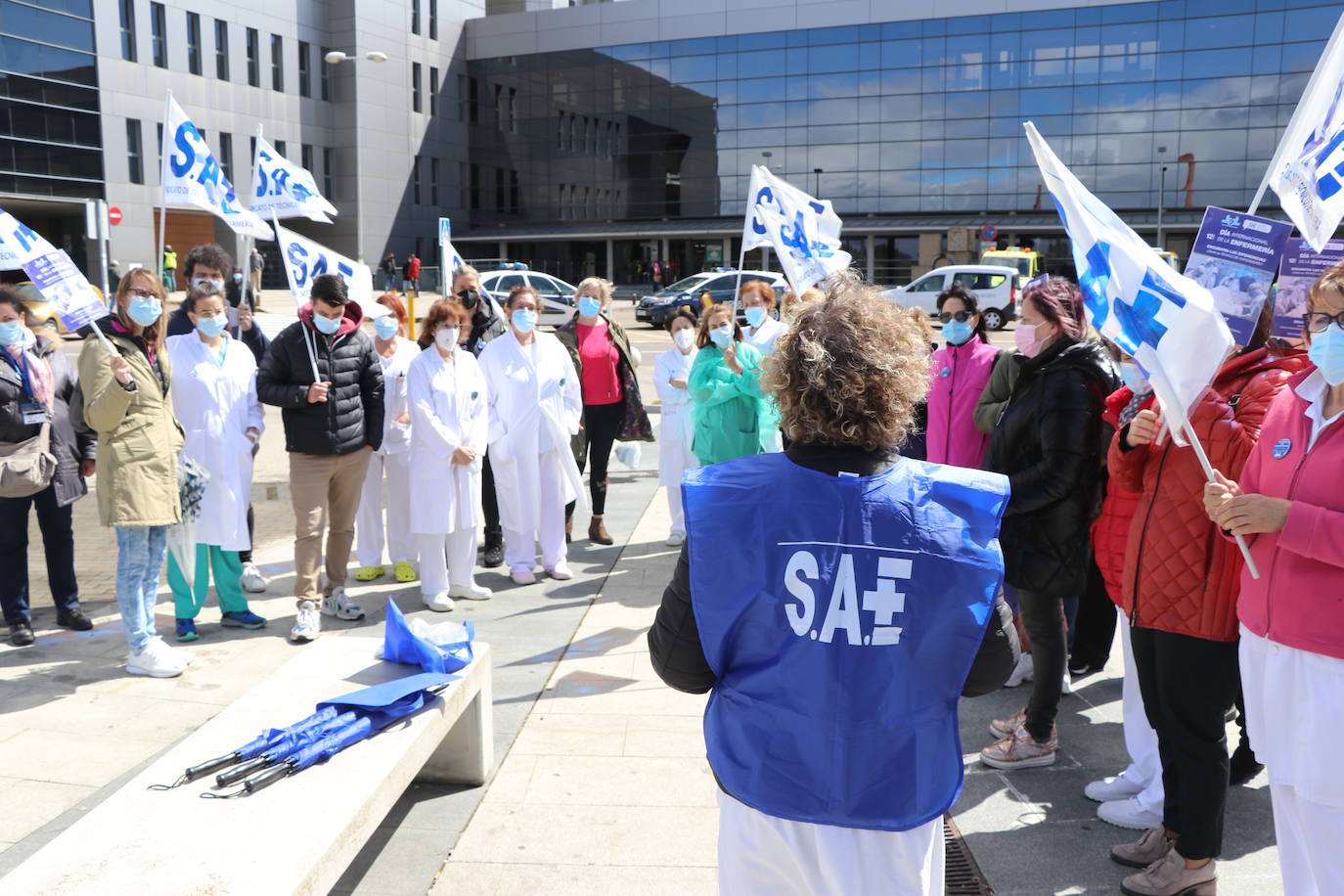 Los técnicos de enfemería leoneses reclaman que se les considere como parte del colectivo de enfermería.