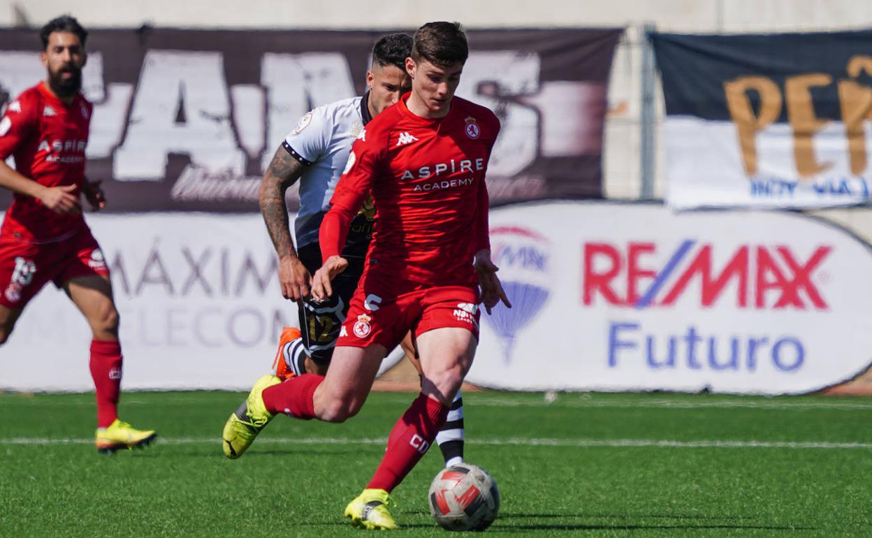 Éric Montes, en el partido ante Unionistas de Salamanca.