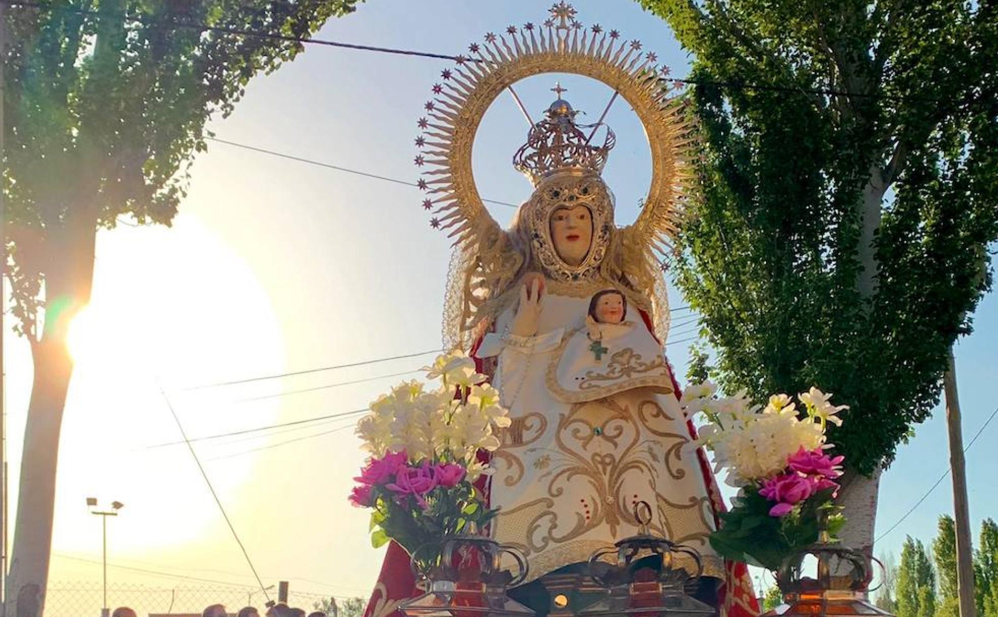 Nuestra Señora de Tamarón, patrona de Santa Cruz de la Salceda.