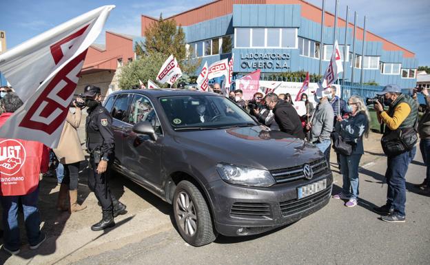 La Fundación Anclaje mediará en el conflicto de Ovejero tras un primer día de huelga general con un seguimiento de toda la plantilla