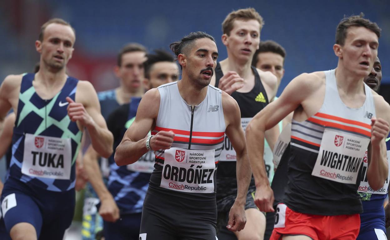 Saúl Ordóñez, en la prueba celebrada en Ostrava (República Checa).