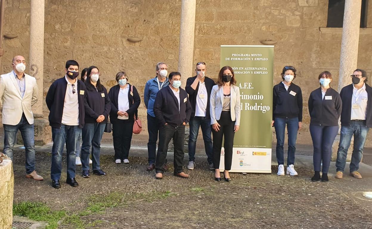 Visita de la consejera de Empleo a Ciudad Rodrigo. 