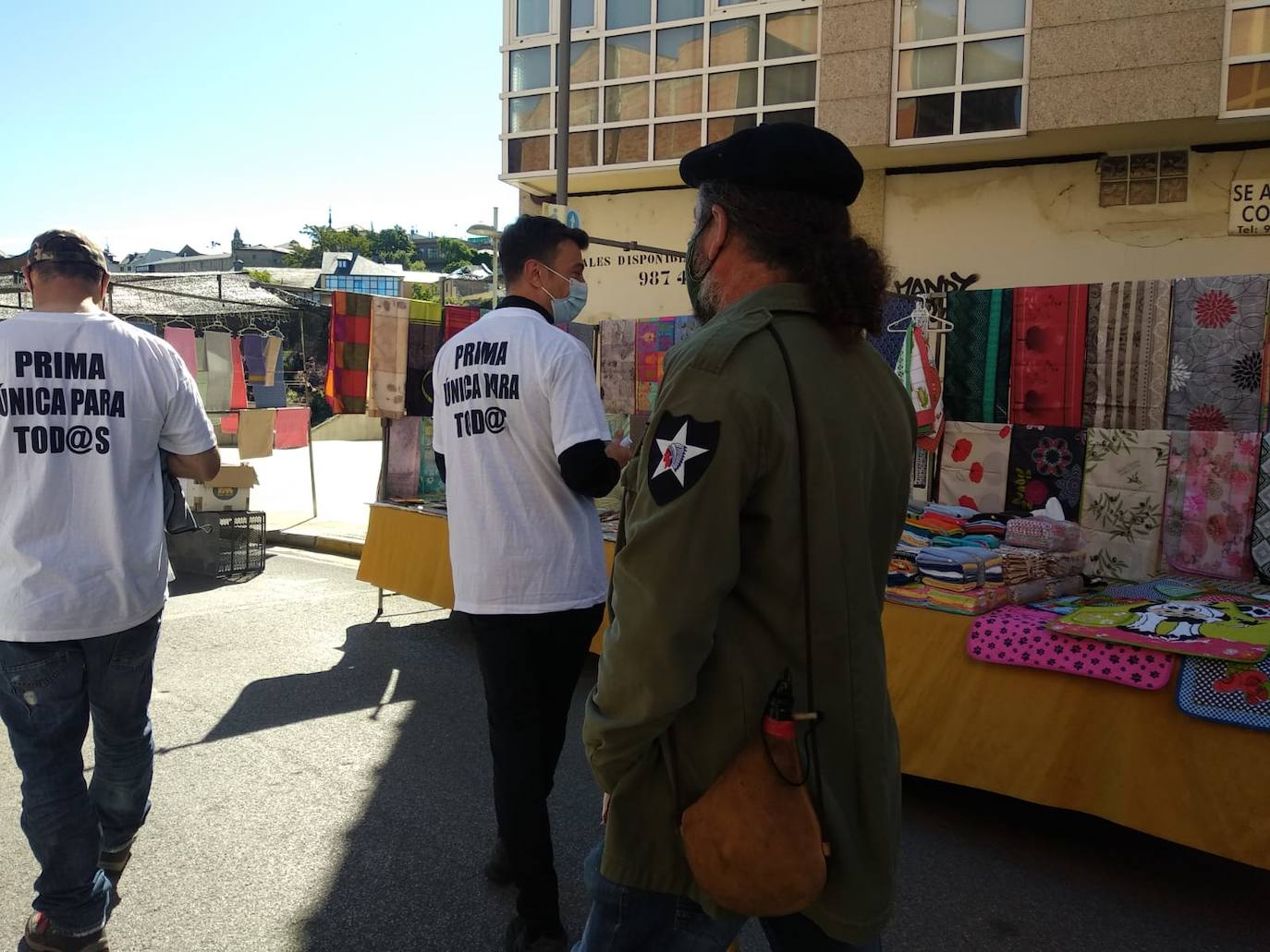 Marcha revindicativa de los trabajadores de Roldán.