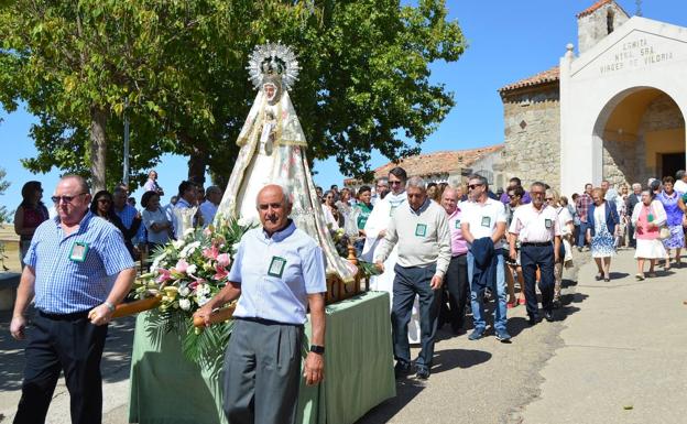 Procesión de Nuestra Señora de Viloria.