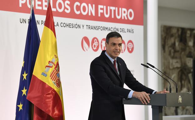 Pedro Sánchez presenta los planes de futuro para la España vaciada.