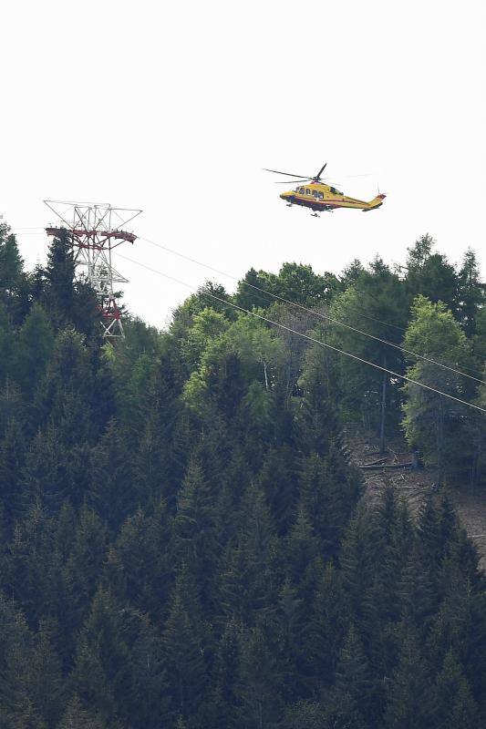 Fotos: El accidente del teeférico de Mottarone, en imágenes