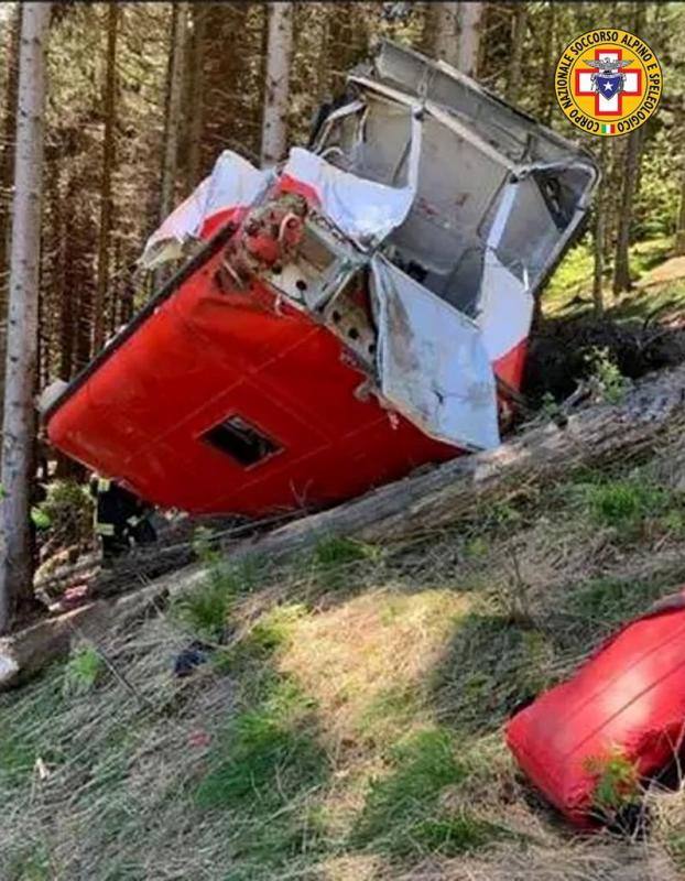 Fotos: El accidente del teeférico de Mottarone, en imágenes