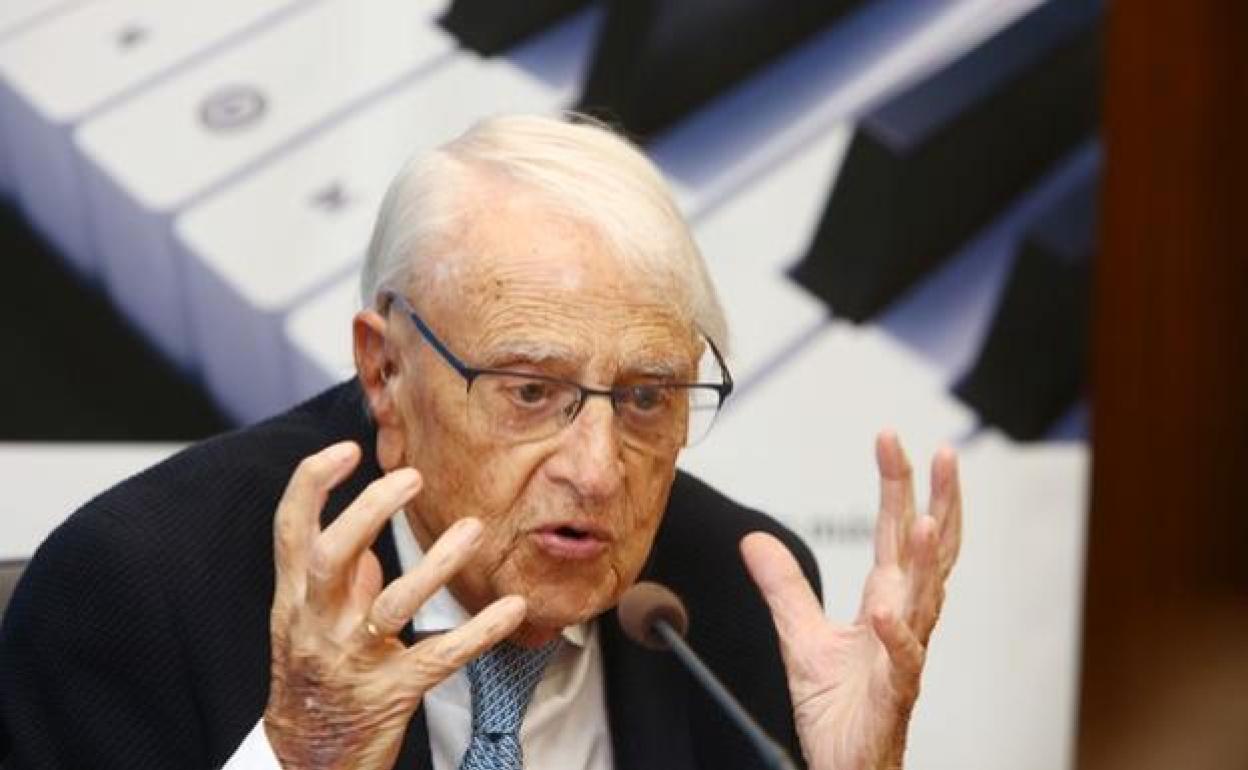 Imagen del músico y compositor Cristóbal Halffter.