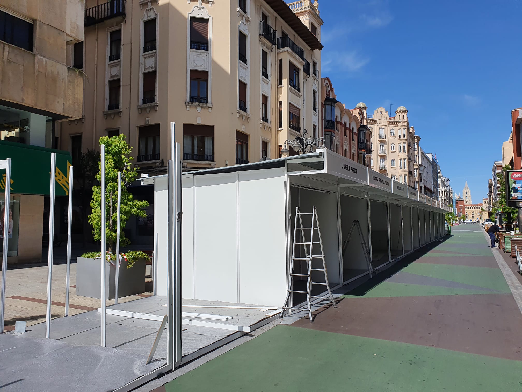 Casetas de la nueva edición de la Feria del Libro