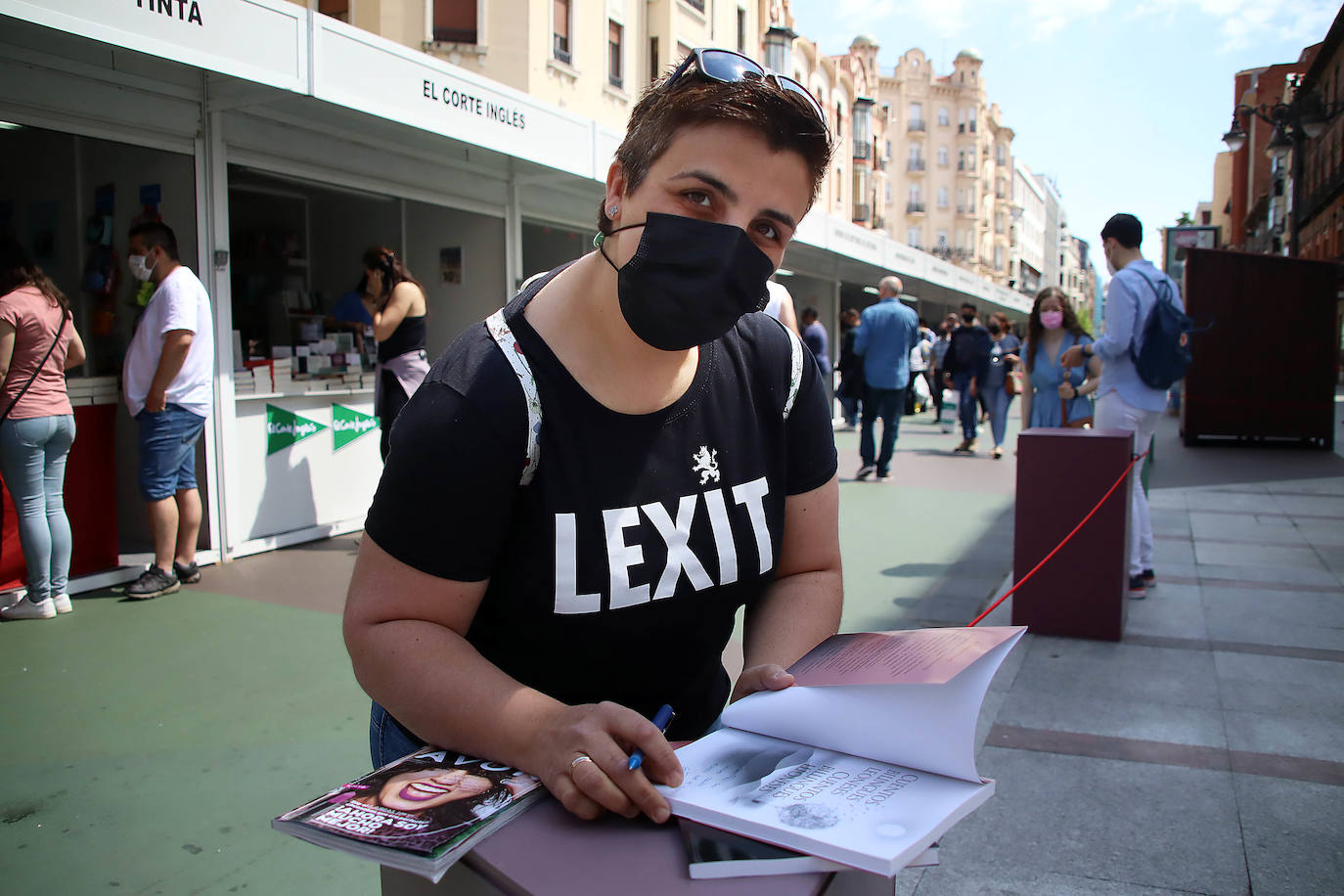 Feria del libro en León. 