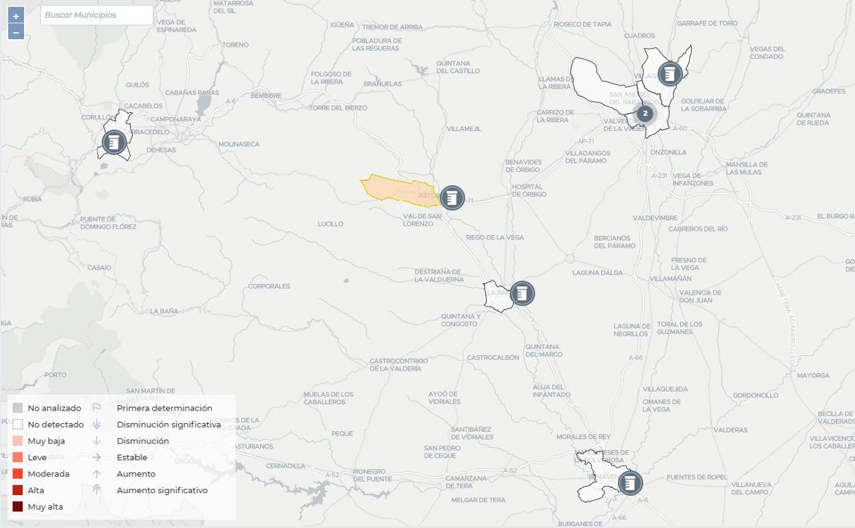 Imagen de los Edar de la provincia y el análisis de aguas residuales. 