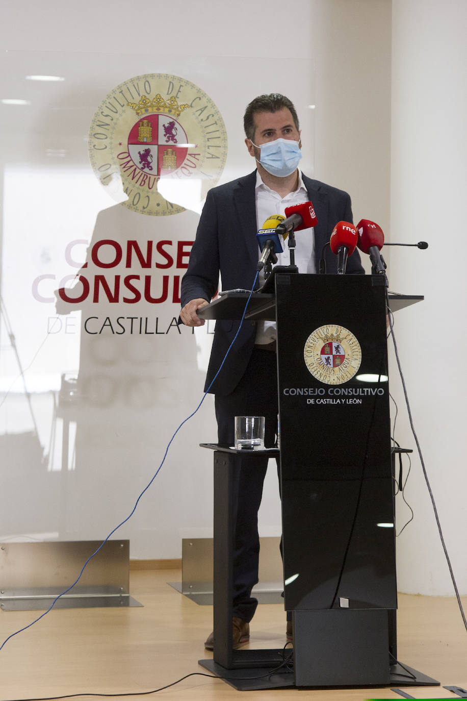 Reunión del presidente del Consejo Consultivo y el portavoz del Grupo Parlamentario Socialista.