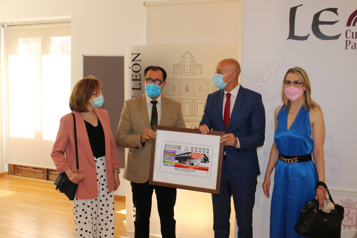 El mercado leonés será la imagen del cupón de la Once del próximo lunes 14 de junio.