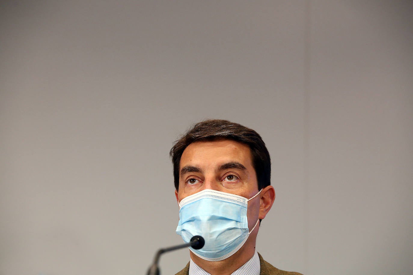 El vicepresidente, portavoz y consejero de Transparencia, Ordenación del Territorio y Acción Exterior, Francisco Igea, comparece en rueda de prensa posterior al Consejo de Gobierno