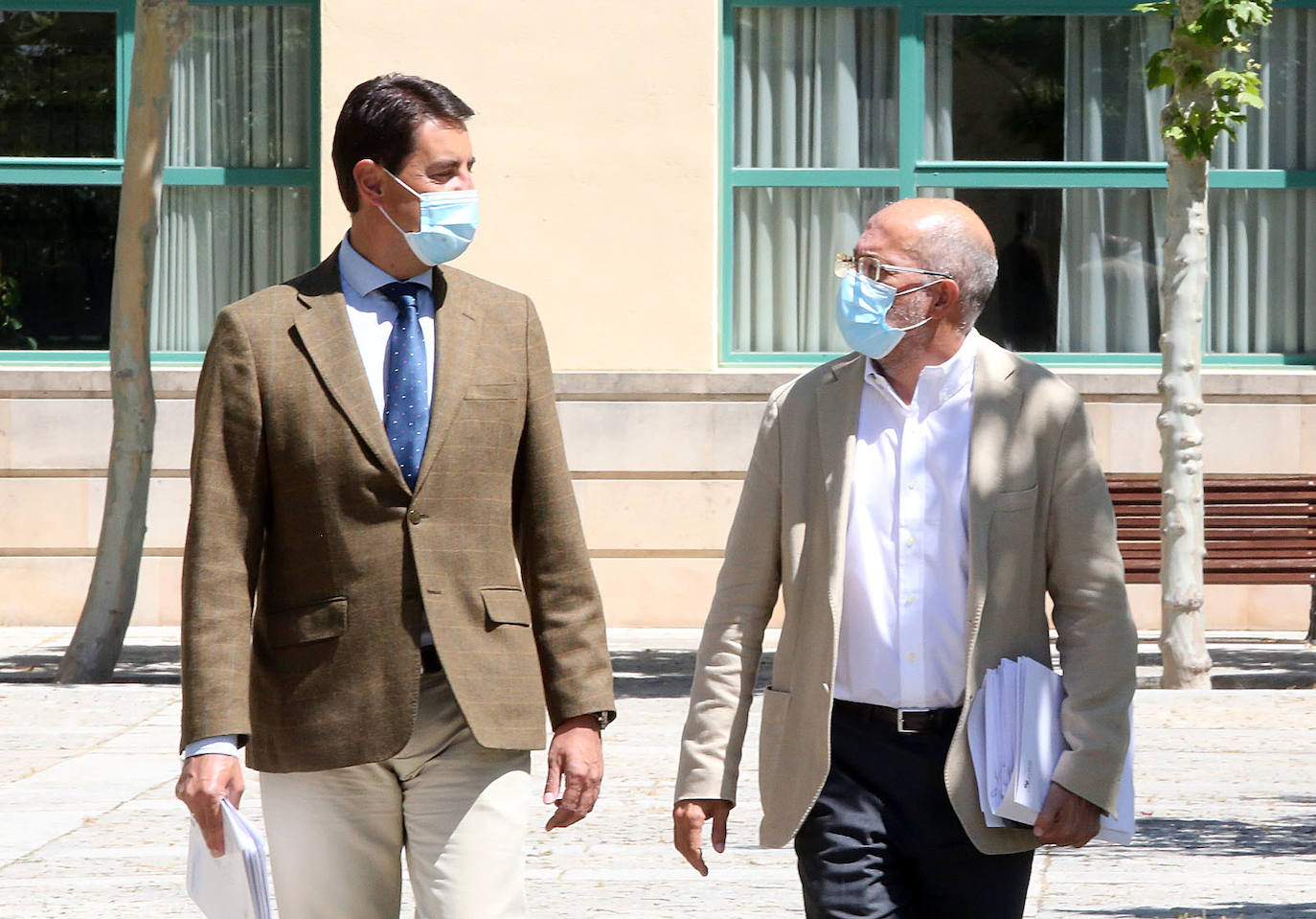 El vicepresidente, portavoz y consejero de Transparencia, Ordenación del Territorio y Acción Exterior, Francisco Igea, comparece en rueda de prensa posterior al Consejo de Gobierno