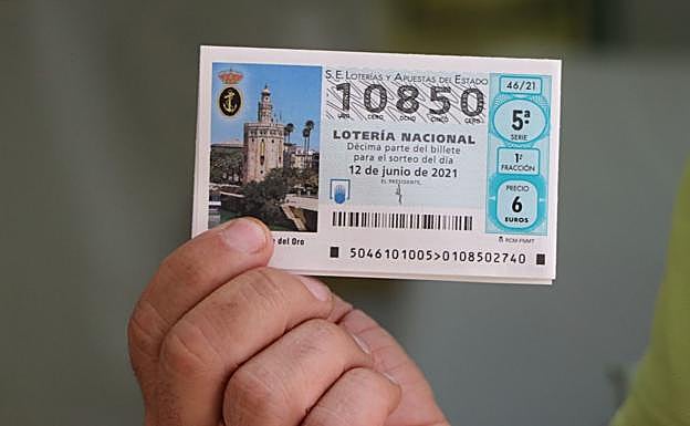 Galería. Uno de los décimos agraciados.