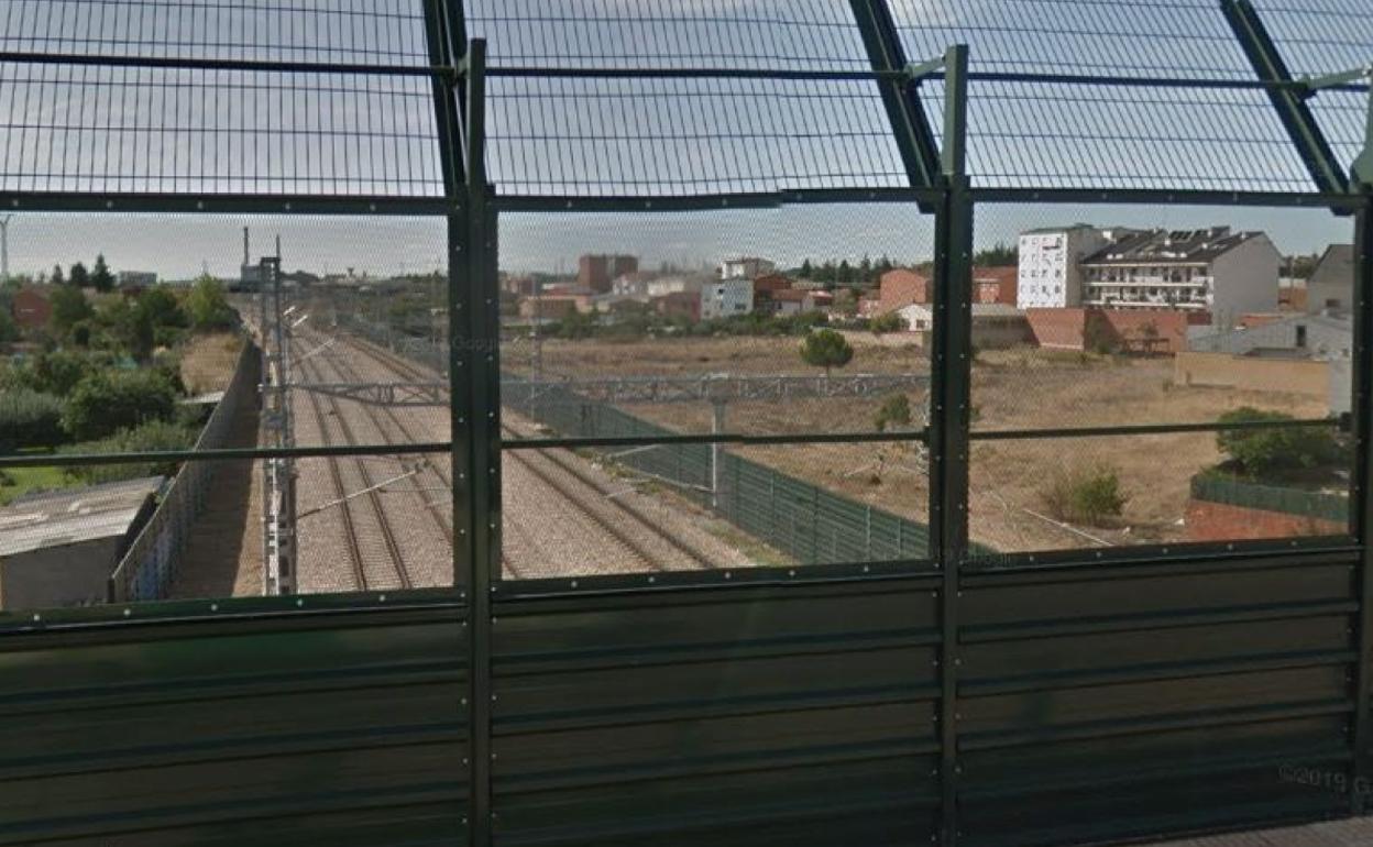 Imagen de las vías donde ha tenido lugar el incidente. 