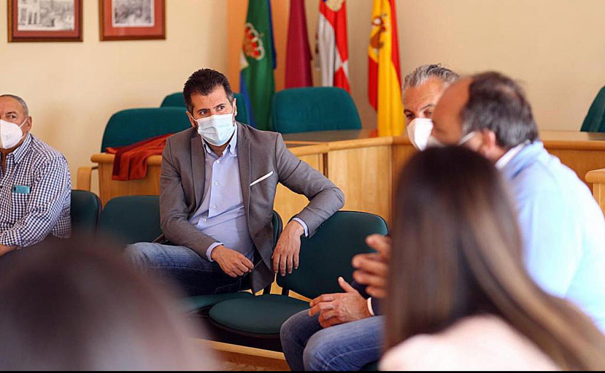 Imagen de Tudanca este jueves en Cistierna.