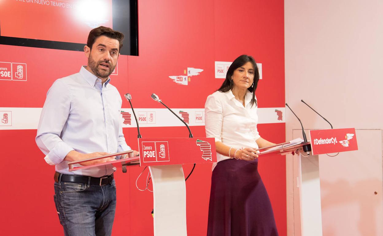 Ana Sánchez durante una rueda de prensa.