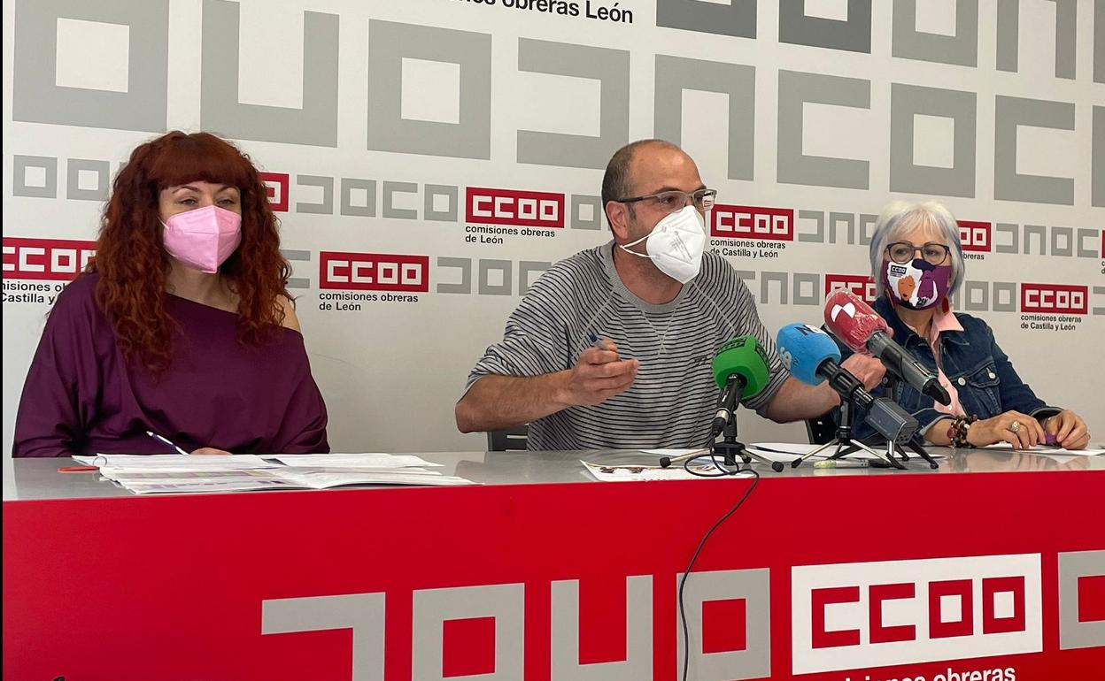 CCOO presentó en rueda de prensa estos datos acerca de migraciones.