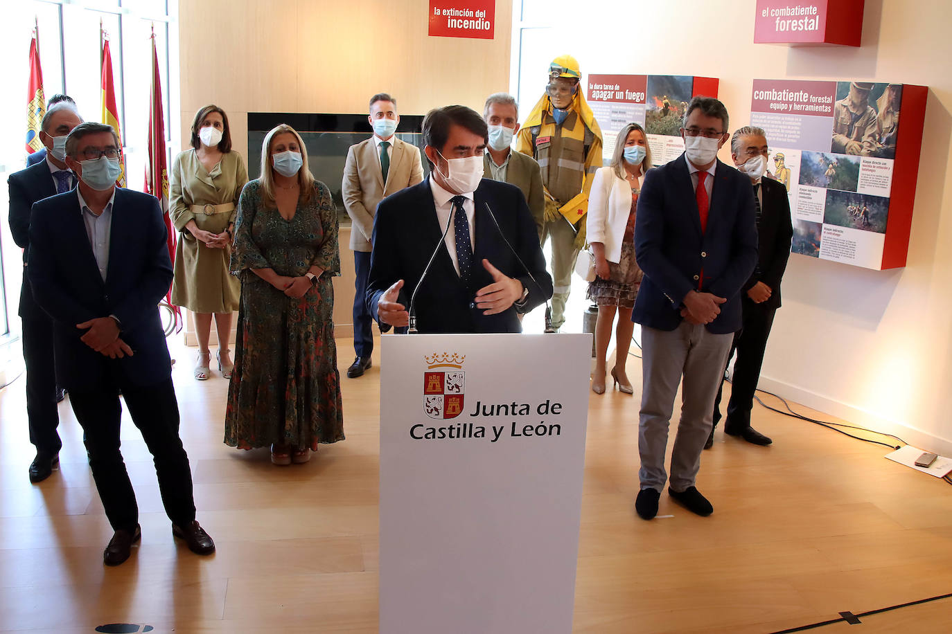 Fotos: Presentación del operativo de lucha contra incendio