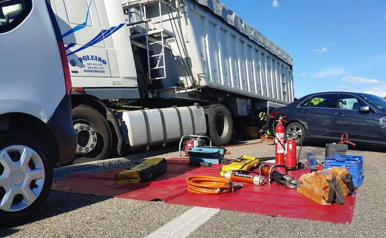 Lugar en el que se produjo el accidente.