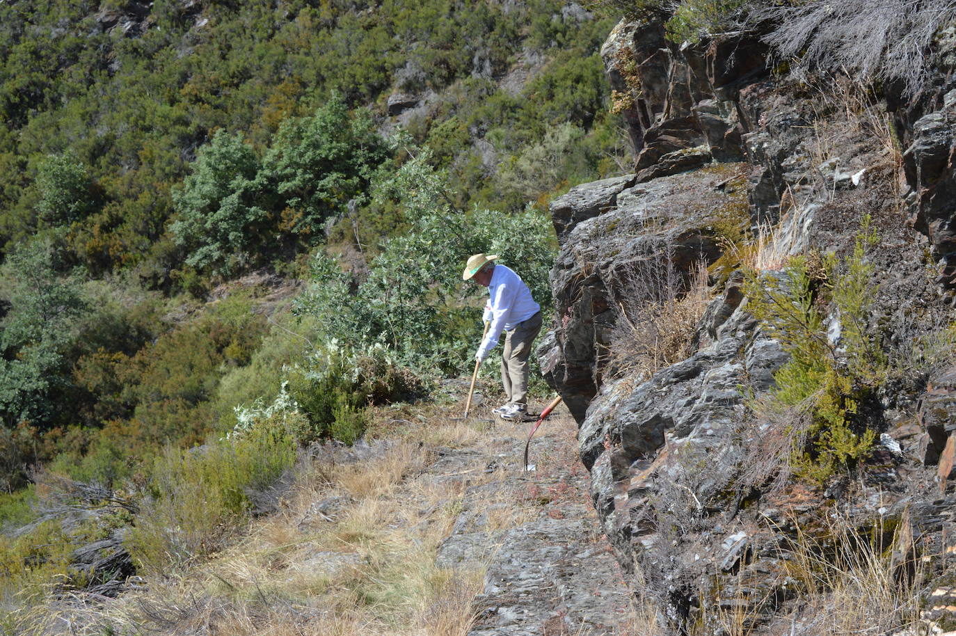 Fotos: Hacendera en el Valle del Oza