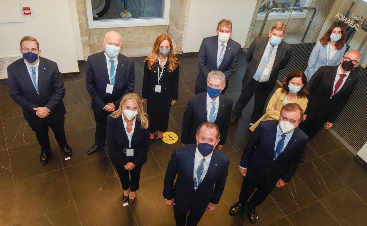 Imagen de algunos de los accionistas. 