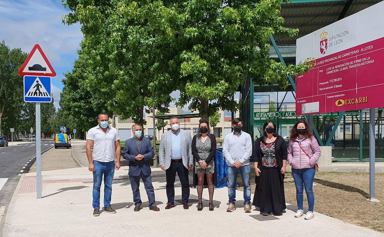 La Diputación de León invierte 412.797 euros en la Glorieta de Parandones y la mejora de la LE-5232 hasta Valtuille de Abajo