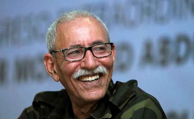 Ellider del frente polisario, Brahim Ghali. 