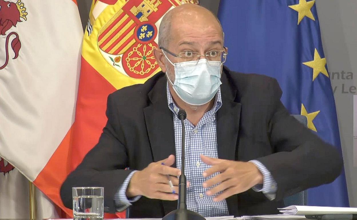 Francisco Igea, durante su comparecencia de este jueves. 