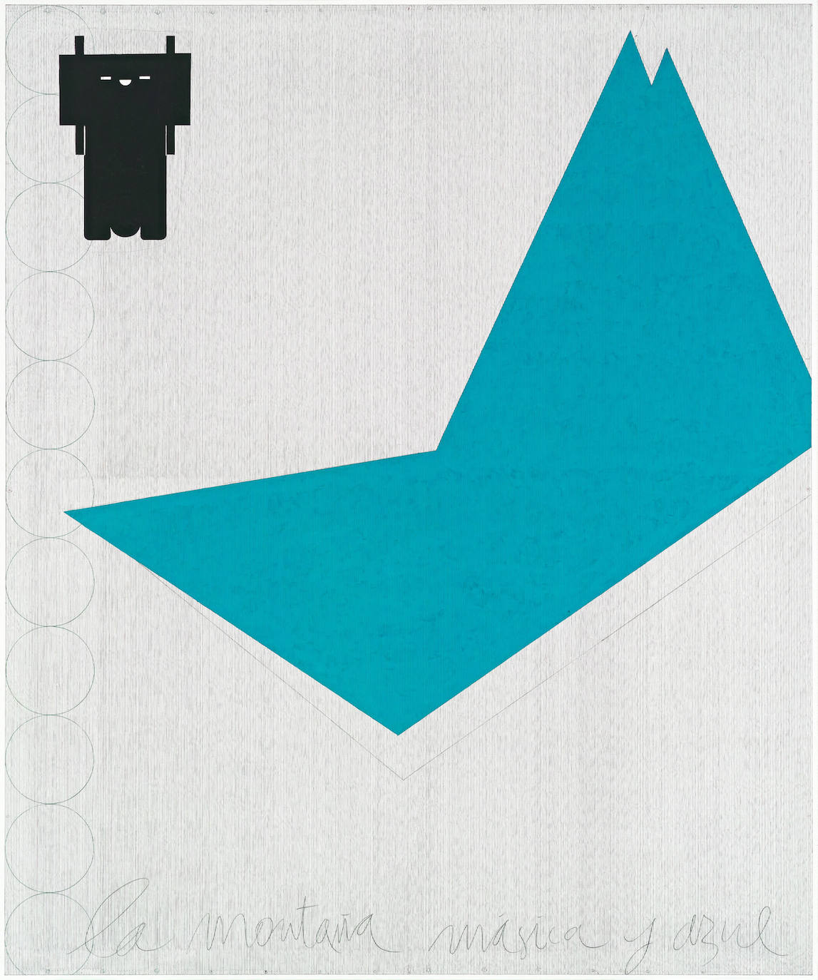 La leonesa María Luisa Fernández comparte exposición con otros catorce artistas de Castilla y León, como esta obra, 'Concierto para el Bioceno 7' del vallisoletano Eugenio Ampudia.