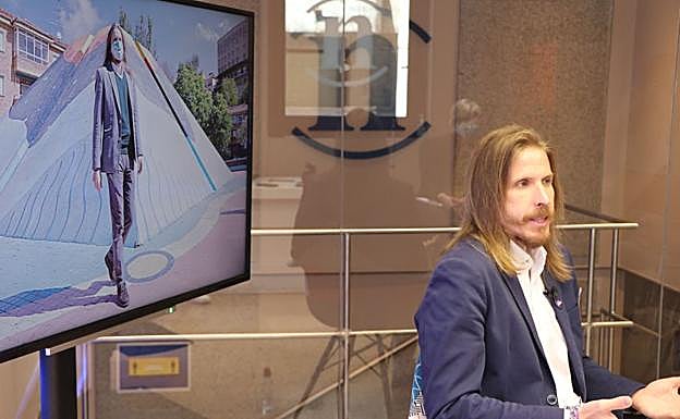 Pablo Fernández, durante la entrevista. 